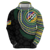 Torba Tribal Tattoo with Namele Leaves Hoodie