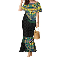 Torba Tribal Tattoo with Namele Leaves Mermaid Dress