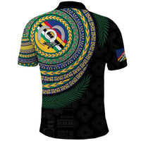 Torba Tribal Tattoo with Namele Leaves Polo Shirt
