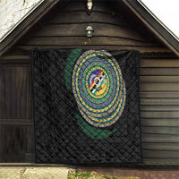 Torba Tribal Tattoo with Namele Leaves Quilt