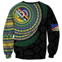 Torba Tribal Tattoo with Namele Leaves Sweatshirt LT03 - Polynesian Pride