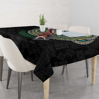 Torba Tribal Tattoo with Namele Leaves Tablecloth LT03 - Polynesian Pride