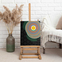 Shefa Tribal Tattoo with Namele Leaves Canvas Wall Art LT03 - Polynesian Pride