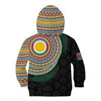 Shefa Tribal Tattoo with Namele Leaves Kid Hoodie