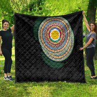 Shefa Tribal Tattoo with Namele Leaves Quilt