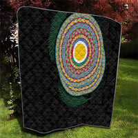 Shefa Tribal Tattoo with Namele Leaves Quilt