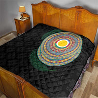 Shefa Tribal Tattoo with Namele Leaves Quilt