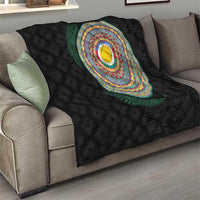 Shefa Tribal Tattoo with Namele Leaves Quilt