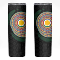 Shefa Tribal Tattoo with Namele Leaves Skinny Tumbler