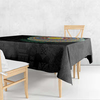 Shefa Tribal Tattoo with Namele Leaves Tablecloth LT03 - Polynesian Pride