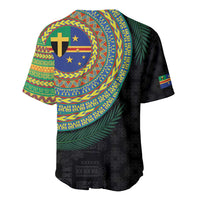 Tafea Tribal Tattoo with Namele Leaves Baseball Jersey