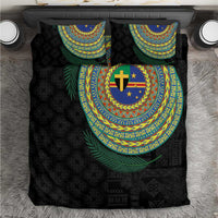 Tafea Tribal Tattoo with Namele Leaves Bedding Set