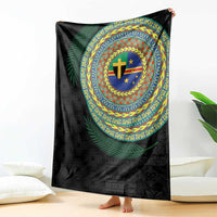 Tafea Tribal Tattoo with Namele Leaves Blanket