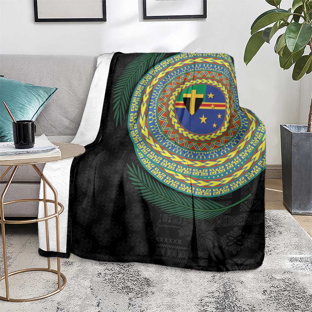 Tafea Tribal Tattoo with Namele Leaves Blanket