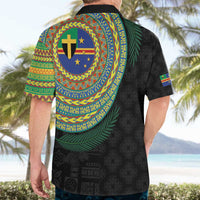 Tafea Tribal Tattoo with Namele Leaves Hawaiian Shirt LT03 - Polynesian Pride