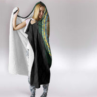 Tafea Tribal Tattoo with Namele Leaves Hooded Blanket LT03 - Polynesian Pride