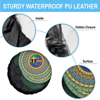 Tafea Tribal Tattoo with Namele Leaves Spare Tire Cover