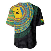 Malampa Tribal Tattoo with Namele Leaves Baseball Jersey