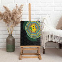 Malampa Tribal Tattoo with Namele Leaves Canvas Wall Art LT03 - Polynesian Pride