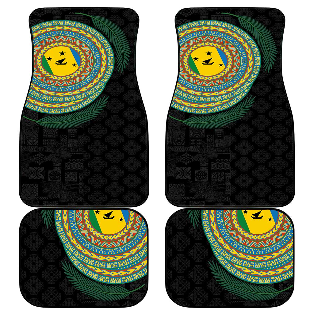 Malampa Tribal Tattoo with Namele Leaves Car Mats LT03 - Polynesian Pride