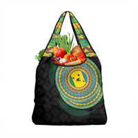 Malampa Tribal Tattoo with Namele Leaves Grocery Bag LT03 1-pack One Size Black - Polynesian Pride