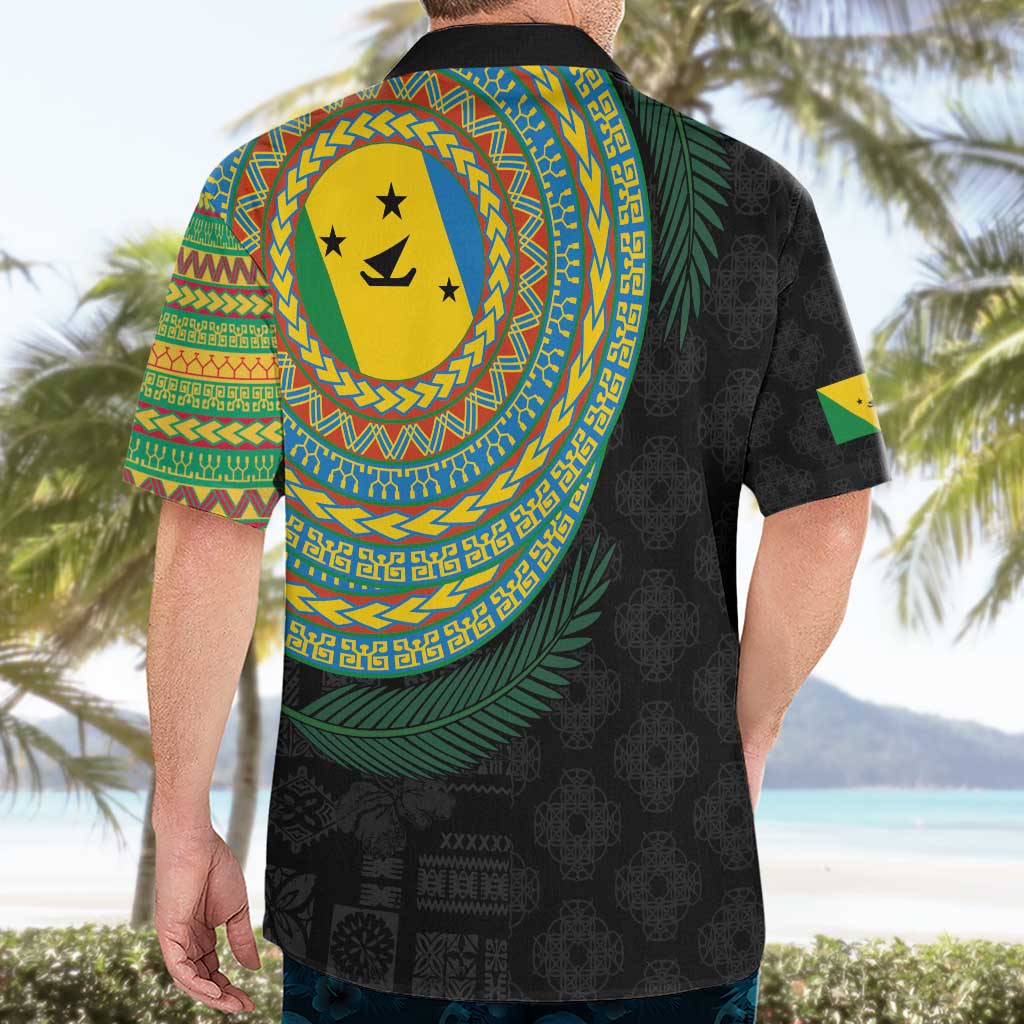 Malampa Tribal Tattoo with Namele Leaves Hawaiian Shirt LT03 - Polynesian Pride