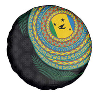 Malampa Tribal Tattoo with Namele Leaves Spare Tire Cover