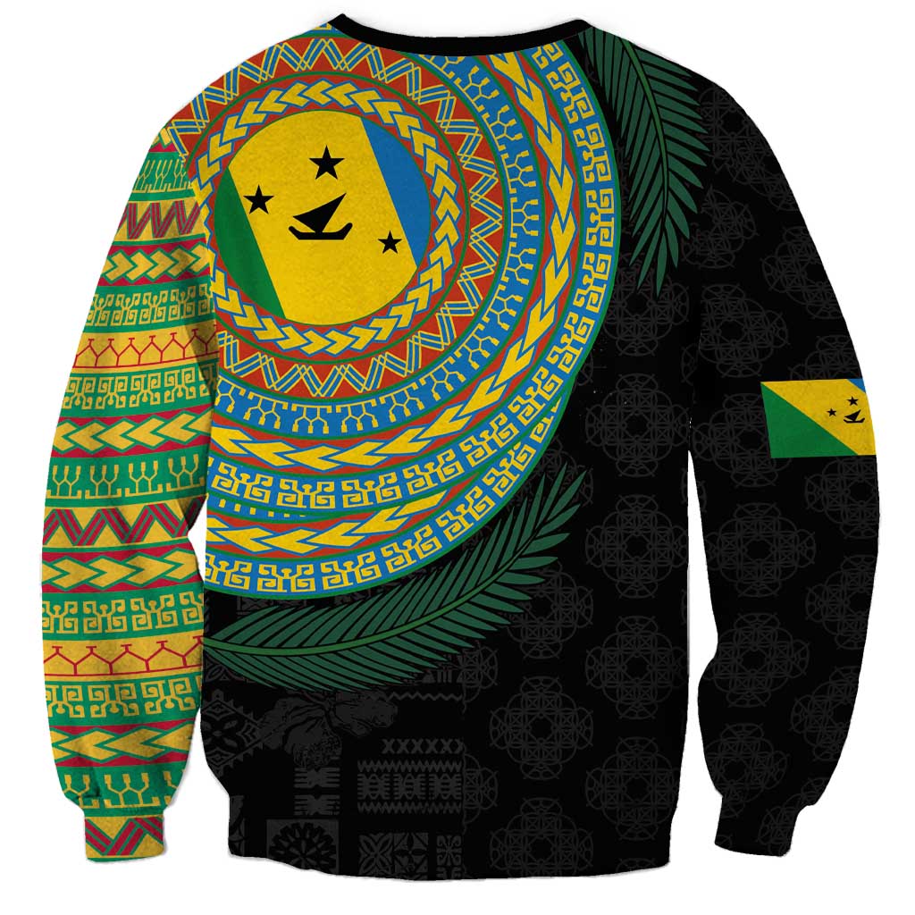 Malampa Tribal Tattoo with Namele Leaves Sweatshirt LT03 - Polynesian Pride