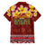 Aloha Plumeria Flowers Family Matching Puletasi and Hawaiian Shirt With Hawaiian Style Tapa Tribal