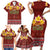 Aloha Plumeria Flowers Family Matching Short Sleeve Bodycon Dress and Hawaiian Shirt With Hawaiian Style Tapa Tribal