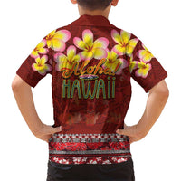 Aloha Plumeria Flowers Hawaiian Shirt With Hawaiian Style Tapa Tribal LT03 - Polynesian Pride