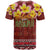 Aloha Plumeria Flowers T Shirt With Hawaiian Style Tapa Tribal