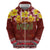 Aloha Plumeria Flowers Zip Hoodie With Hawaiian Style Tapa Tribal