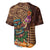 Hawaiian Tiki Mask Surfing Kakau Pattern Baseball Jersey