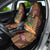 Hawaiian Tiki Mask Surfing Kakau Pattern Car Seat Cover