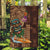 Hawaiian Tiki Mask Surfing Kakau Pattern Garden Flag