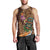 Hawaiian Tiki Mask Surfing Kakau Pattern Men Tank Top