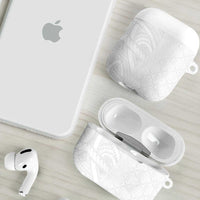 Niue White Sunday AirPods Case Hiapo Tribal Art Tattoos LT03 - Polynesian Pride