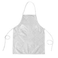 Niue White Sunday Apron Hiapo Tribal Art Tattoos LT03 White - Polynesian Pride