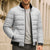 Niue White Sunday Bomber Puffer Jacket Hiapo Tribal Art Tattoos - Polynesian Pride