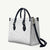 Niue White Sunday Leather Bag Hiapo Tribal Art Tattoos - Polynesian Pride
