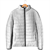 Niue White Sunday Padded Jacket Hiapo Tribal Art Tattoos LT03 - Polynesian Pride