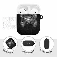 Super Samoan Traditional Tribal Art Tattoos AirPods Case Black Color LT03 - Polynesian Pride