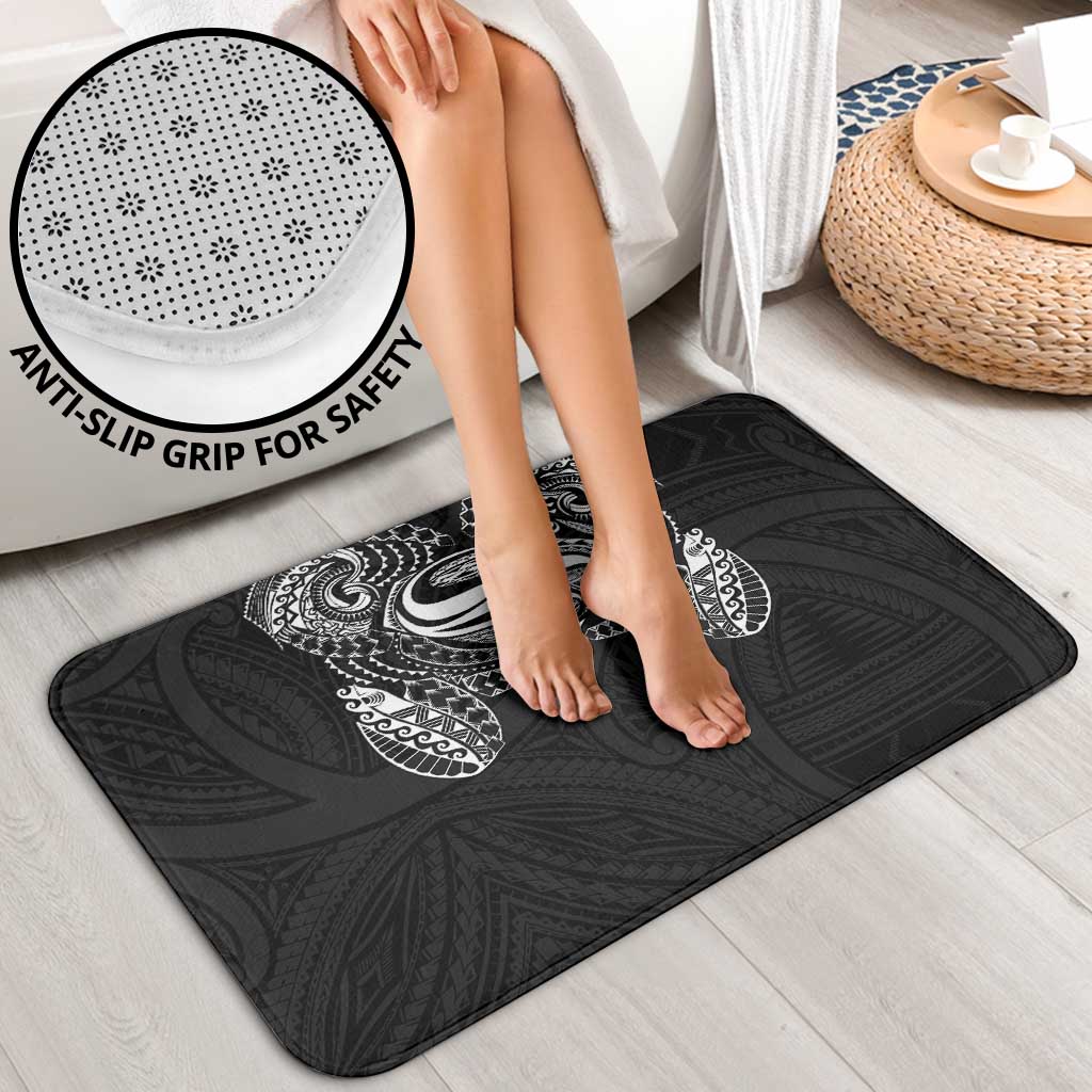 Super Samoan Traditional Tribal Art Tattoos Bathroom Set Black Color LT03 - Polynesian Pride
