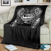 Super Samoan Traditional Tribal Art Tattoos Blanket Black Color - Polynesian Pride