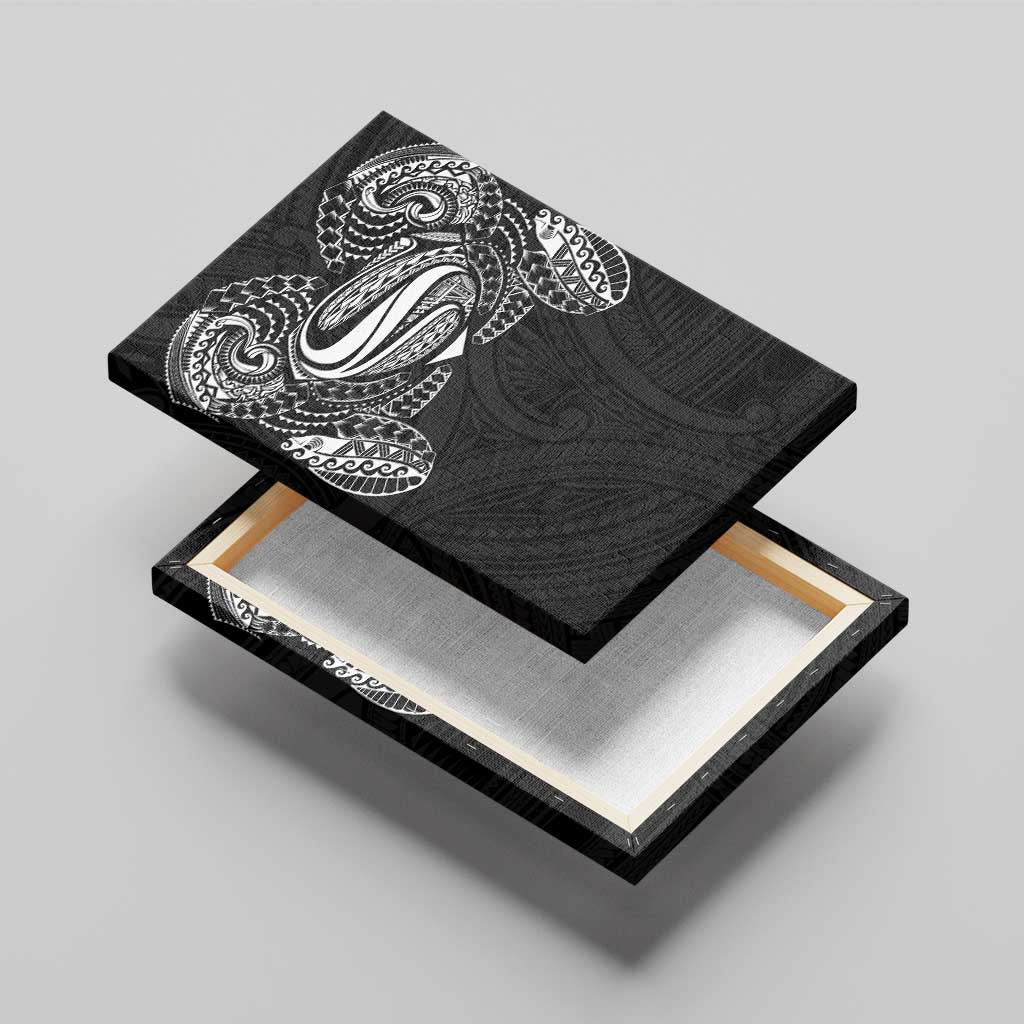Super Samoan Traditional Tribal Art Tattoos Canvas Wall Art Black Color LT03 - Polynesian Pride