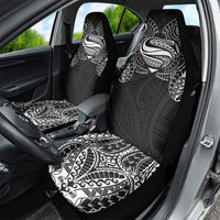 Super Samoan Traditional Tribal Art Tattoos Car Seat Cover Black Color - Polynesian Pride
