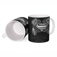 Super Samoan Traditional Tribal Art Tattoos Ceramic Mug Black Color LT03 - Polynesian Pride