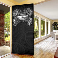 Super Samoan Traditional Tribal Art Tattoos Door Cover Black Color LT03 - Polynesian Pride