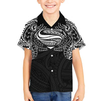 Super Samoan Traditional Tribal Art Tattoos Hawaiian Shirt Black Color LT03 - Polynesian Pride